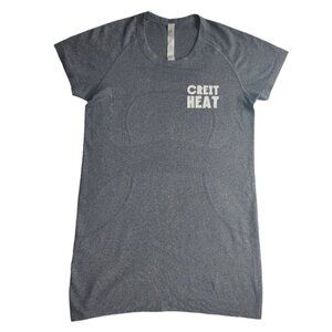 Lululemon Grey Swiftly Tech Short Sleeve Top Size 6